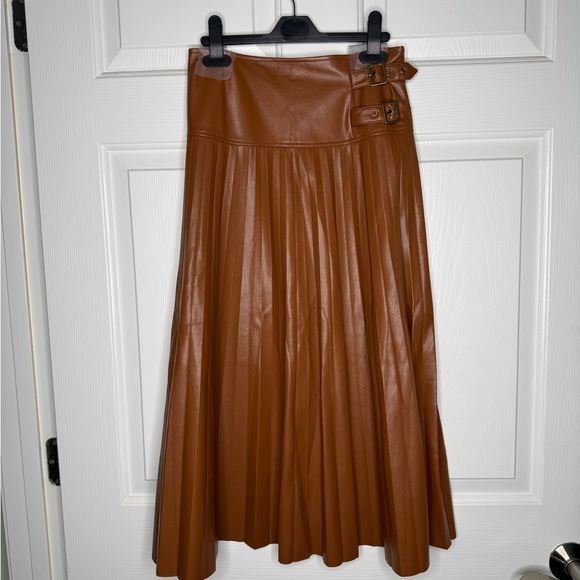 Caballero - Vegan Leather - Hendrix Skirt - Tobacco - NWT - Picture 2 of 8